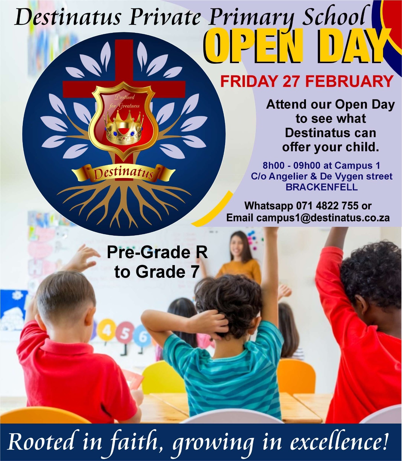 Destinatus Open Day 27 February 2026