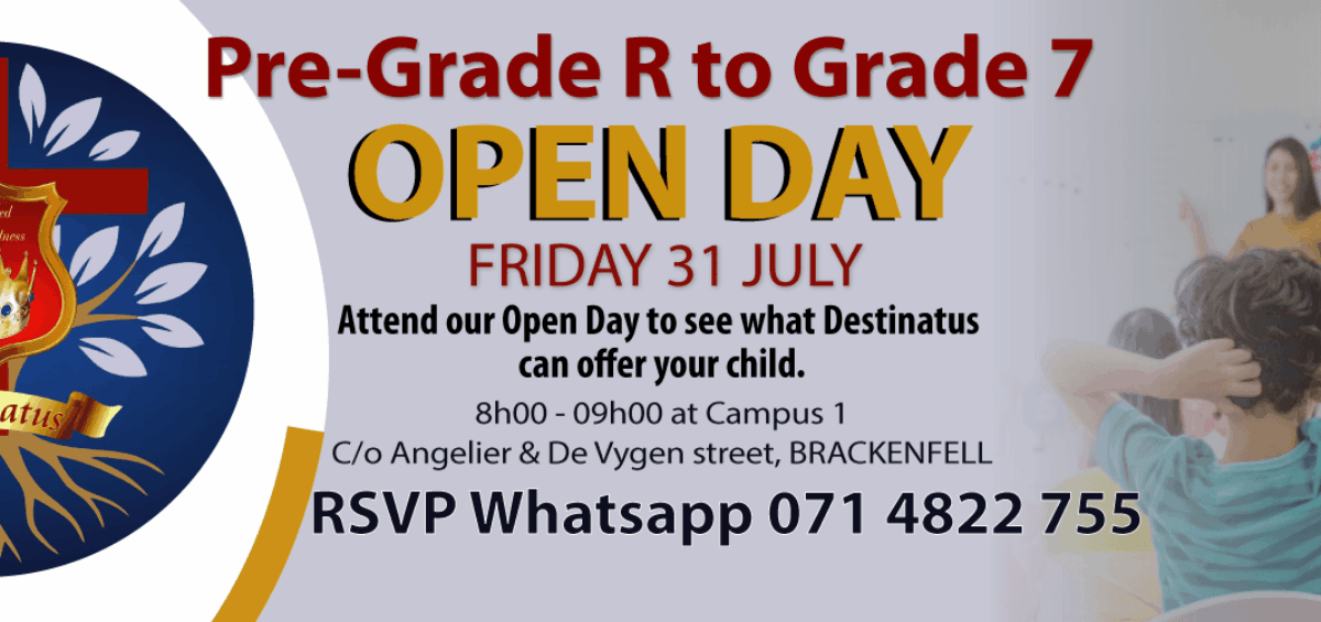 Destinatus Open Day 31 July 2026