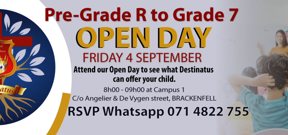 Destinatus Open Day 4 September 2026